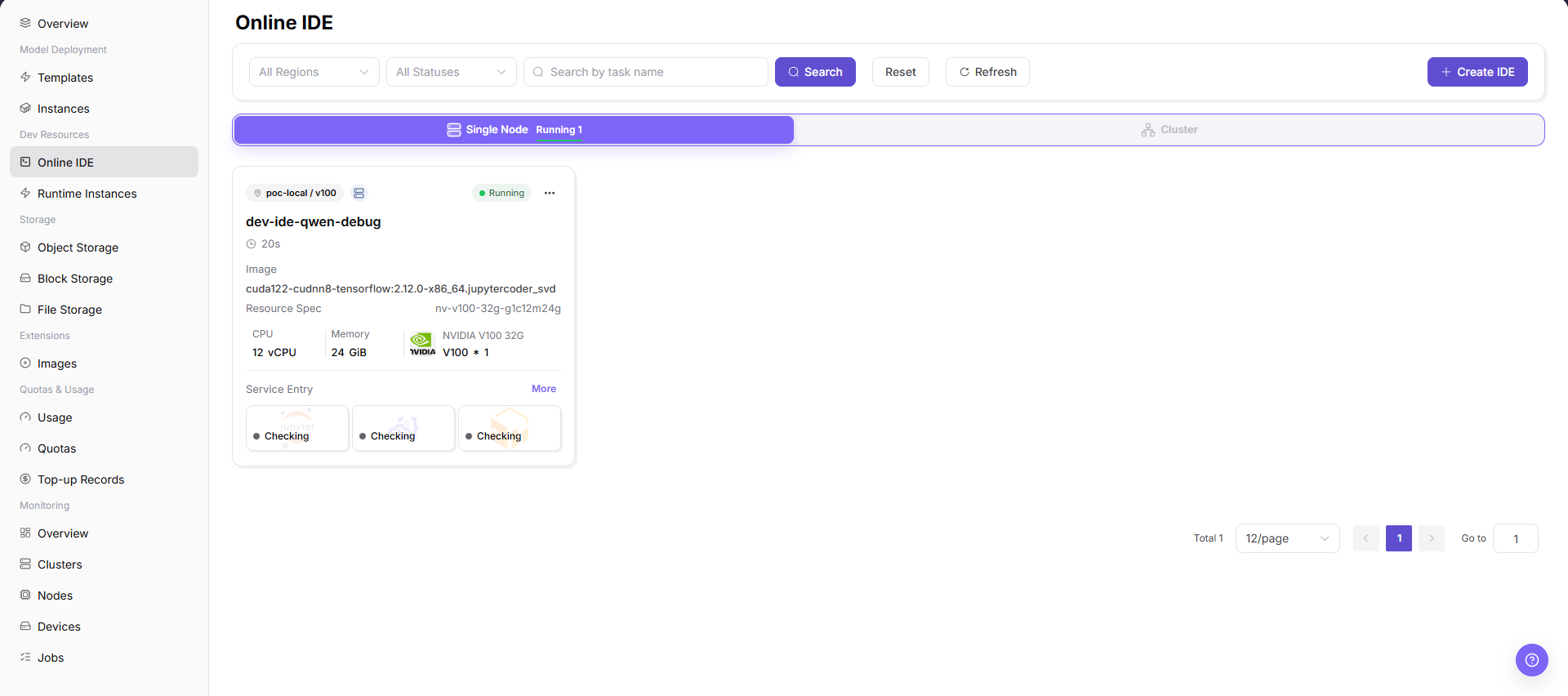 Online IDE