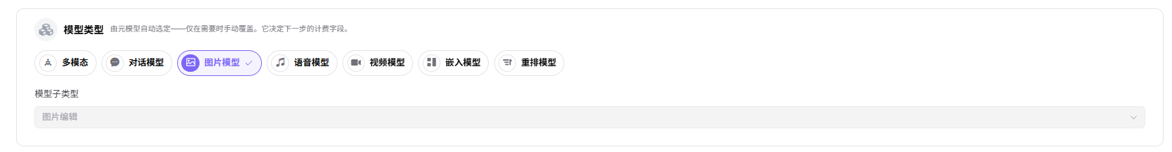 模型类型