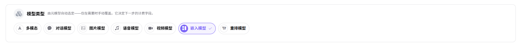 模型类型